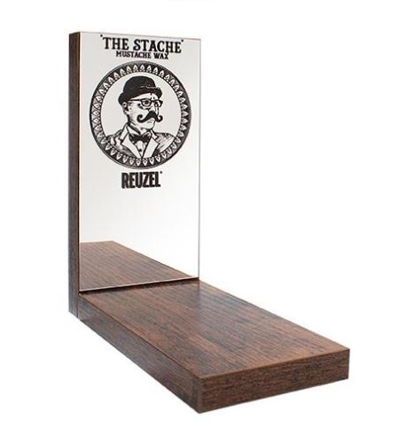 REUZEL "The Stache" Mustache Wax Display stojan