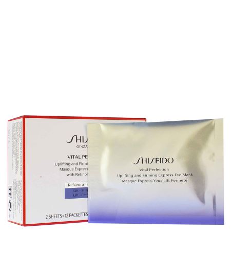 Shiseido Vital Perfection Uplifting & Firming Express Eye Mask liftingová a zpevňující maska na oční okolí 12 ks