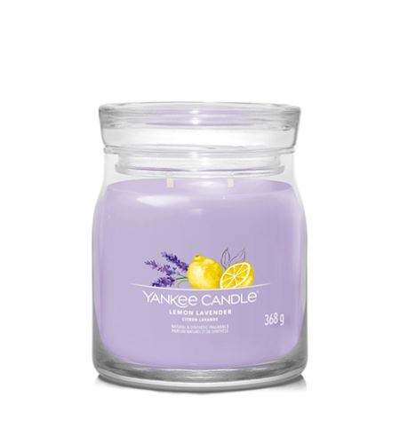 Yankee Candle Lemon Lavender signature svíčka střední 368 g