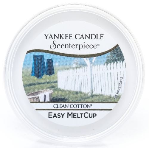 Yankee Candle Scenterpiece wax Clean Cotton vonný vosk 61 g