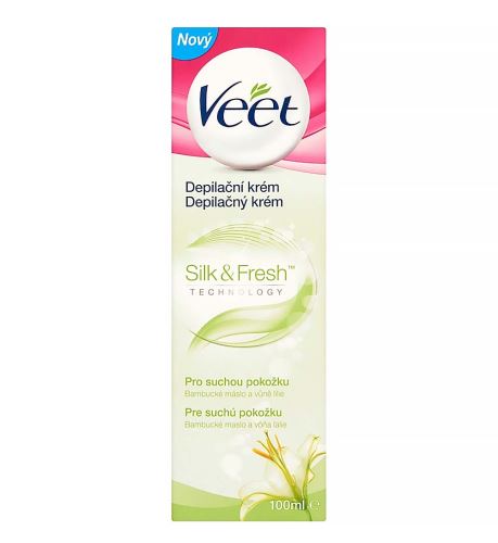 Veet Silk & Fresh Dry Skin depilační krém pro suchou pokožku 100 ml