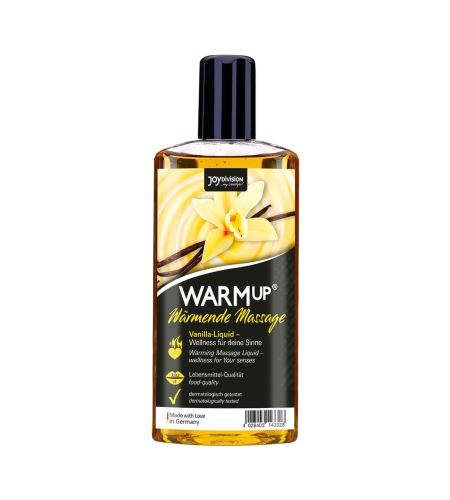JoyDivision Warmup Vanilla hřejivý masážní gel 150 ml