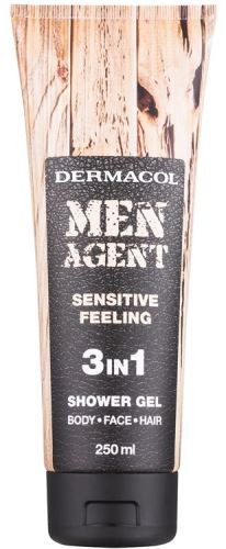 Dermacol Men Agent Sensitive Feeling 3in1 sprchový gel 250 ml pro muže