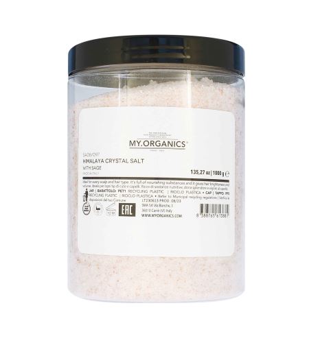 MY.ORGANICS The Organic Himalaya Crystal Salt With Sage himálajská krystalická sůl se šalvějí 1000 g