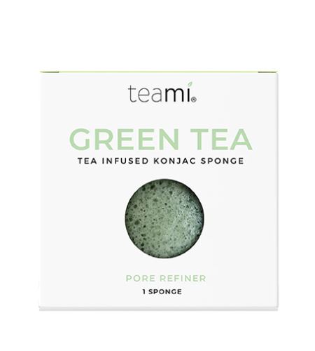 Teami Green Tea Tea Infused Konjac Sponge mycí houbička na obličej