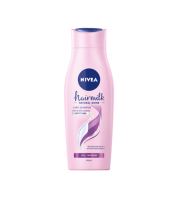 Nivea Hairmilk Natural Shine pečující šampon 400 ml
