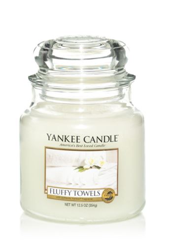 Yankee Candle Fluffy Towels vonná svíčka 411 g