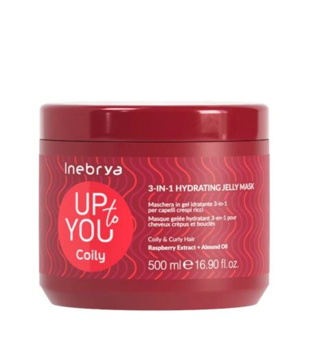 Inebrya Up To You Coily 3-in-1 Hydrating Jelly Mask hydratační gelová maska 500 ml