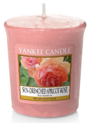 Yankee Candle Sun-Drenched Apricot Rose votivní svíčka 49 g
