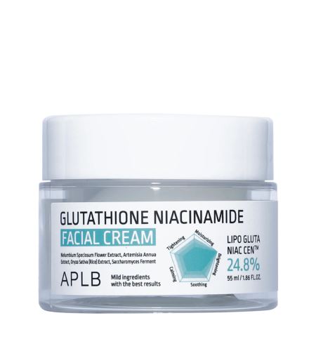 APLB Glutathione Niacinamide Facial Cream rozjasňující pleťový krém 55 ml