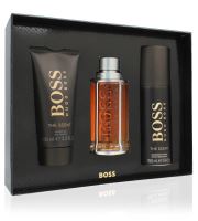 Hugo Boss Boss The Scent dárková sada pro muže toaletní voda 100 ml + sprchový gel 100 ml + deosprej 150 ml