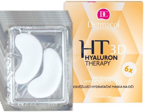 Dermacol Hyaluron Therapy 3D osvěžující hydratační maska na oči 36 g