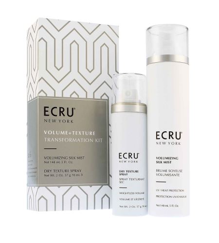 Ecru New York Volume + Texture Transformation Kit dárková sada Volumizing Silk Mist 148 ml + Dry Texture Spray 70 ml