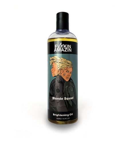 Fvxkin Amazin Blonde Squad Brightening Oil odbarvovací olej s PowerPlex 500 ml VÝPRODEJ