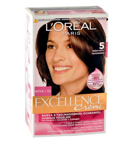 L'Oréal Paris Excellence Creme Hair Colour 1ks W 5 Natural Brown