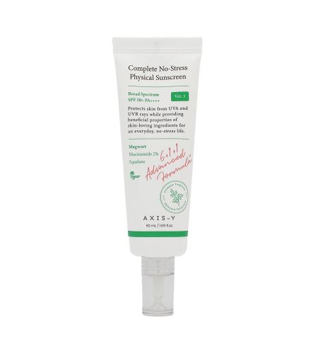 AXIS-Y Complete No-Stress Physical Sunscreen V.3 minerální opalovací krém SPF 50+ PA++++ 50 ml