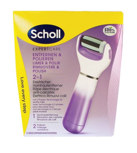 Scholl Expert Care 2-in-1 File & Smooth Electronic Foot File elektrický pilník na chodidla