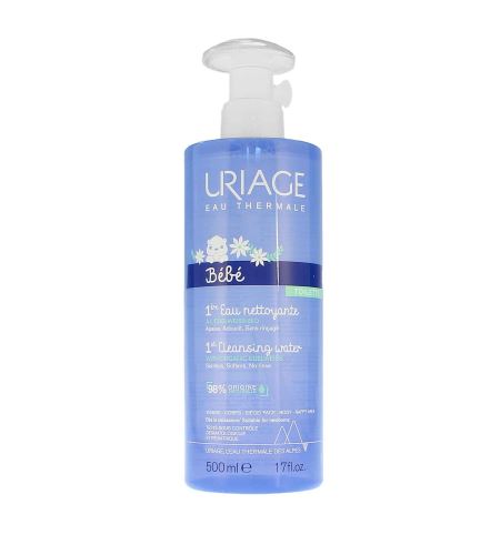 URIAGE Bébé 1st Cleansing Water čisticí voda na tělo a obličej pro děti 500 ml