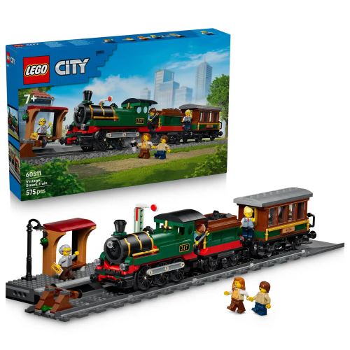 LEGO® City 60511 Vintage parní vlak