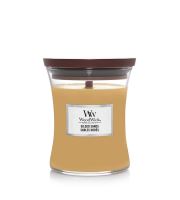 Woodwick Gilded Sands vonná svíčka s dřevěným knotem 275 g