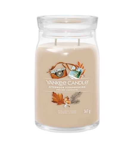 Yankee Candle Afternoon Scrapbooking signature svíčka velká 567 g