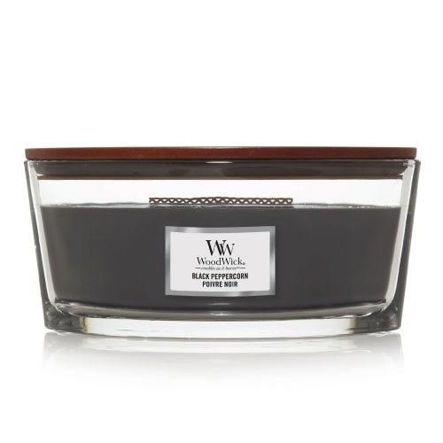WoodWick Black Peppercorn vonná svíčka s dřevěným knotem 453,6 g