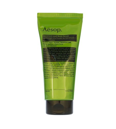 Aesop Geranium Leaf Body Scrub tělový peeling s geraniem 180 ml