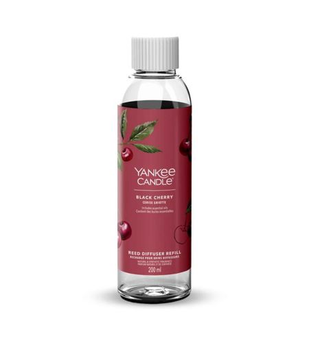 Yankee Candle Black Cherry signature náplň do vonného difuzéru 200 ml