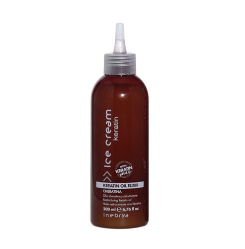Inebrya KERATIN Oil Elixir olej na vlasy s keratinem 200 ml