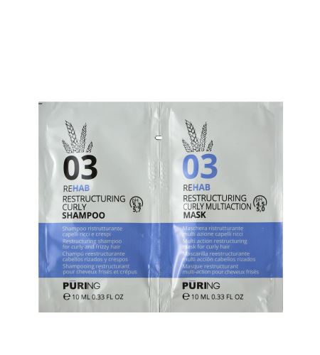 PURING 03 Rehab Restructuring Curly Shampoo + Mask vzorek 10+10 ml