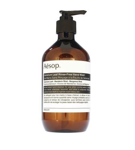 Aesop Geranium Leaf Rinse-Free Hand Wash bezoplachový mycí gel na ruce s geraniem 500 ml