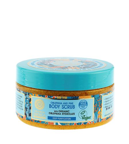 Natura Siberica Oblepikha and Pine rakytníkový tělový peeling s borovicí 300 ml