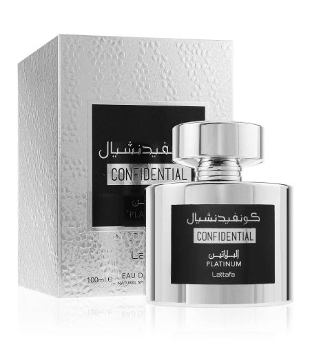 Lattafa Confidential Platinum parfémovaná voda pro muže 100 ml